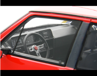 Fiat Ritmo 130 TC Abarth - 1985 Rosso Laudoracing 1:18 Resinemodell (Türen, Motorhaube... nicht zu öffnen!)